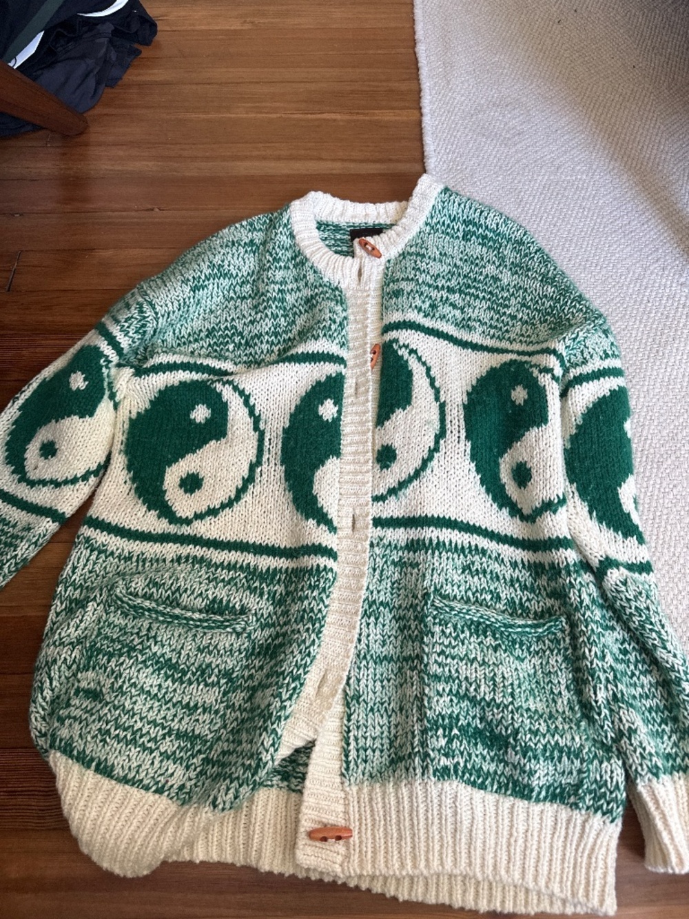 Mother Denim yin yang cardigan